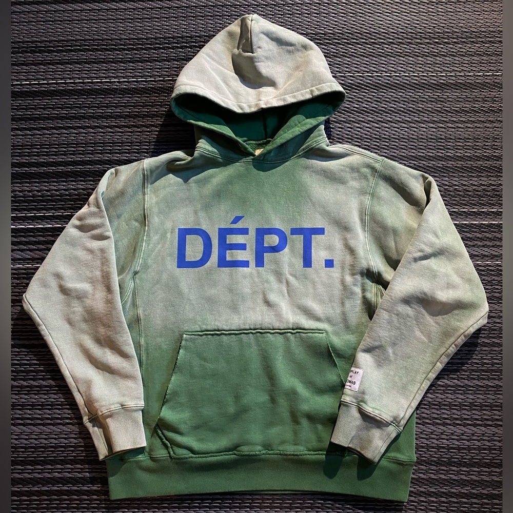 Gallery Dept Reversible Green Hoodie (Medium)